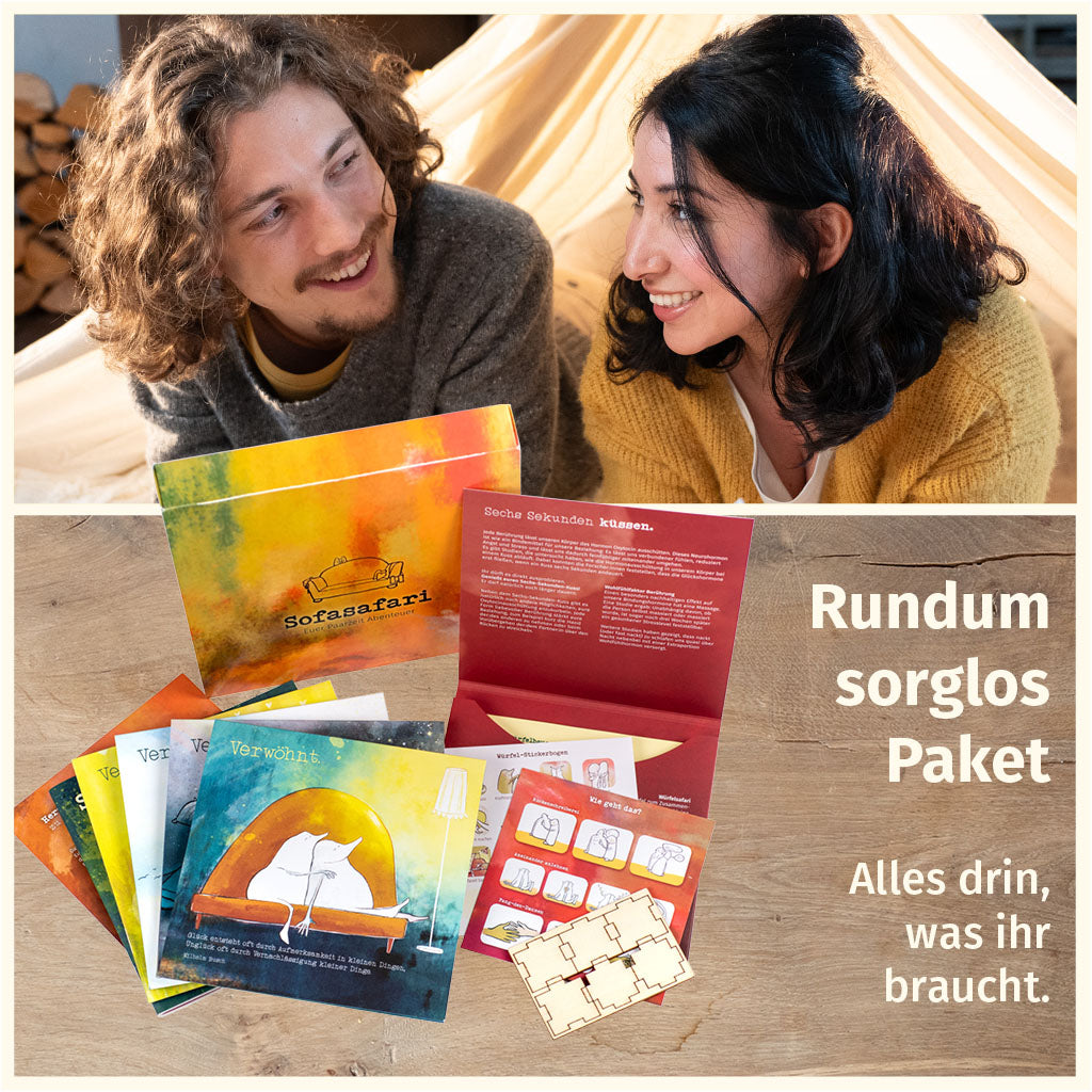 Sofasafari – Die Erlebnisbox für Paare