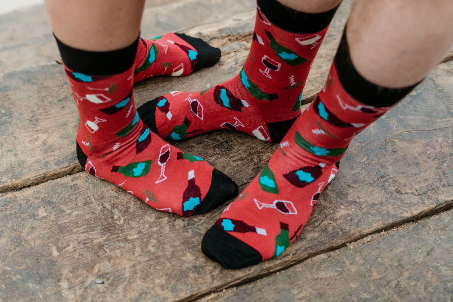 Stylische Motivsocken - Größen 36-40 und 41-46