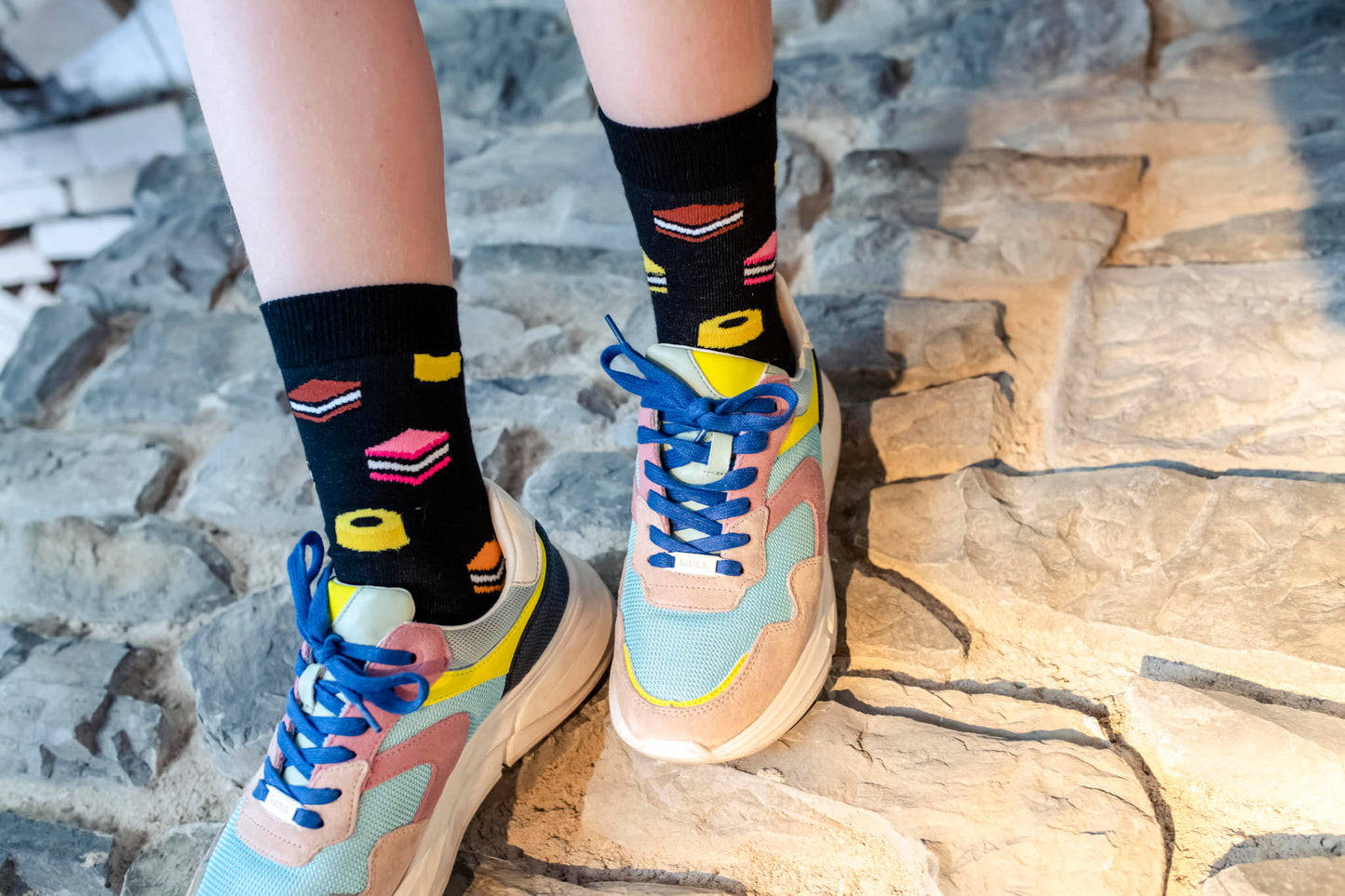 Stylische Motivsocken - Größen 36-40 und 41-46