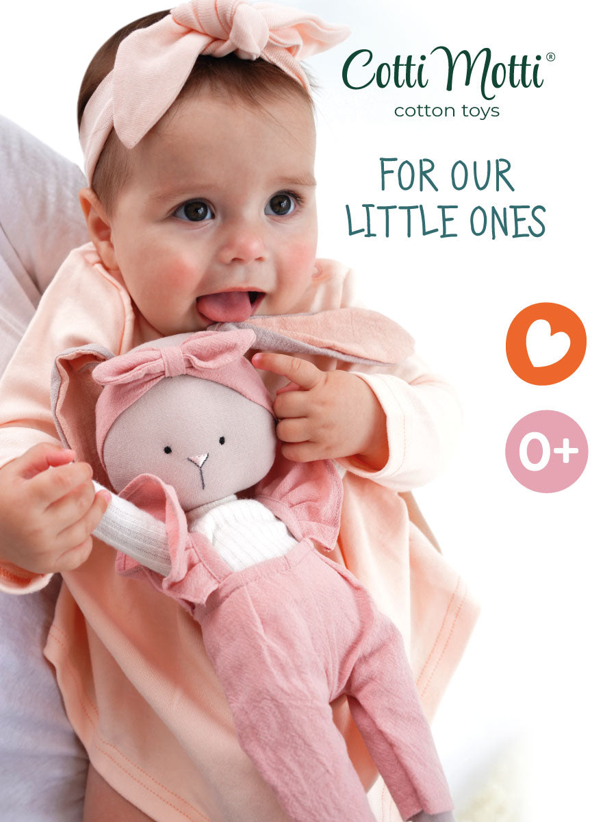 Lucy der Hase - Tierpuppe 29cm - Orange Toys