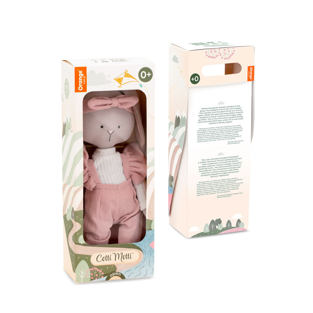 Lucy der Hase - Tierpuppe 29cm - Orange Toys