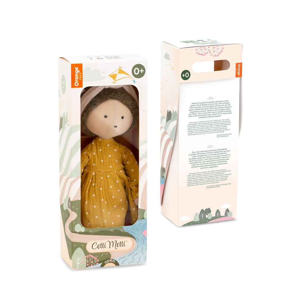 Emmy der Igel - Tierpuppe 29cm - Orange Toys