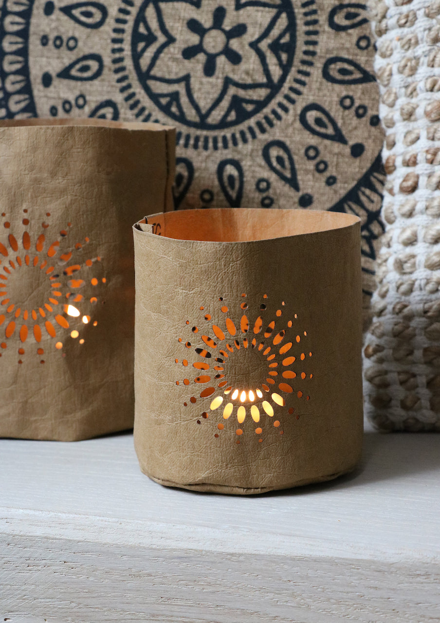 SIZO Paper Lichterhalter "Mandala" Weiß