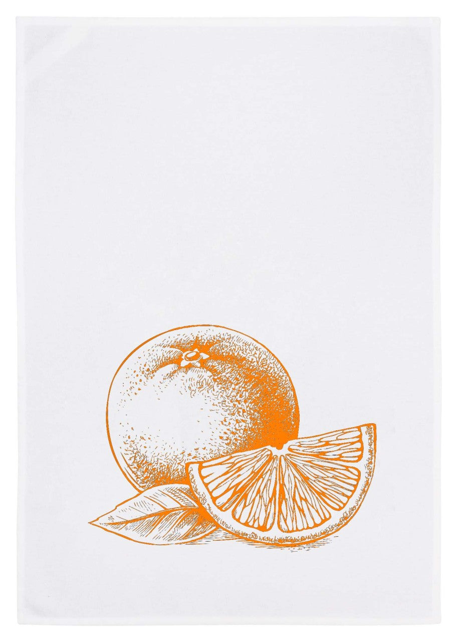 Geschirrtuch weiss, verschiedene Motive, 50x70 cm
