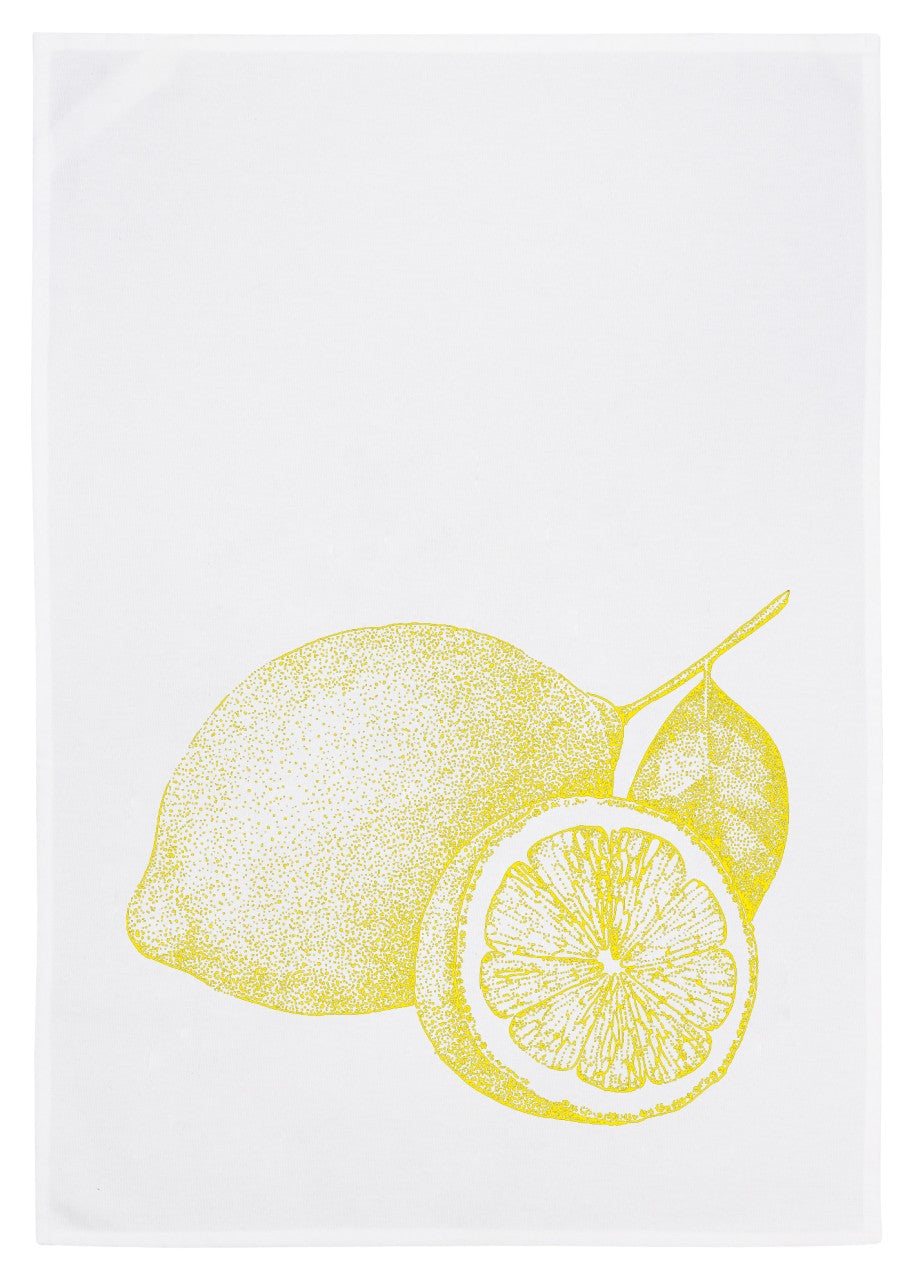 Geschirrtuch weiss, verschiedene Motive, 50x70 cm