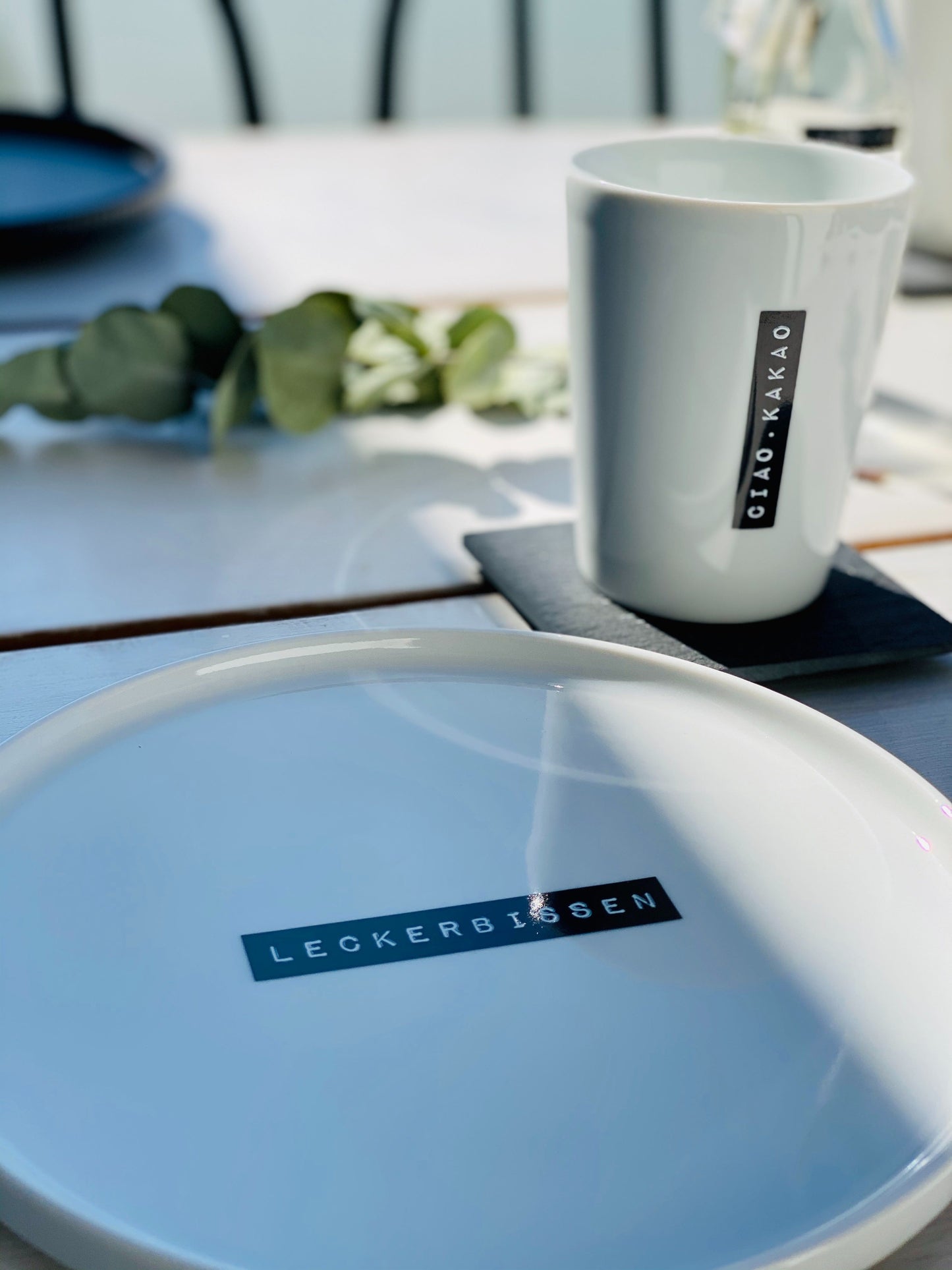 Teller Porzellan Labelwrite 20cm - verschiedene Varianten