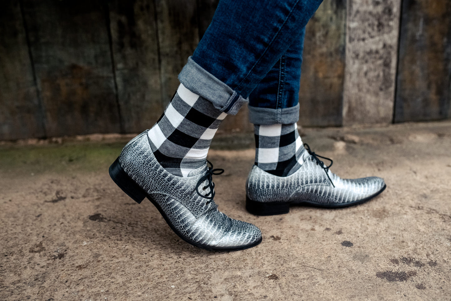 Stylische Motivsocken - Größen 36-40 und 41-46