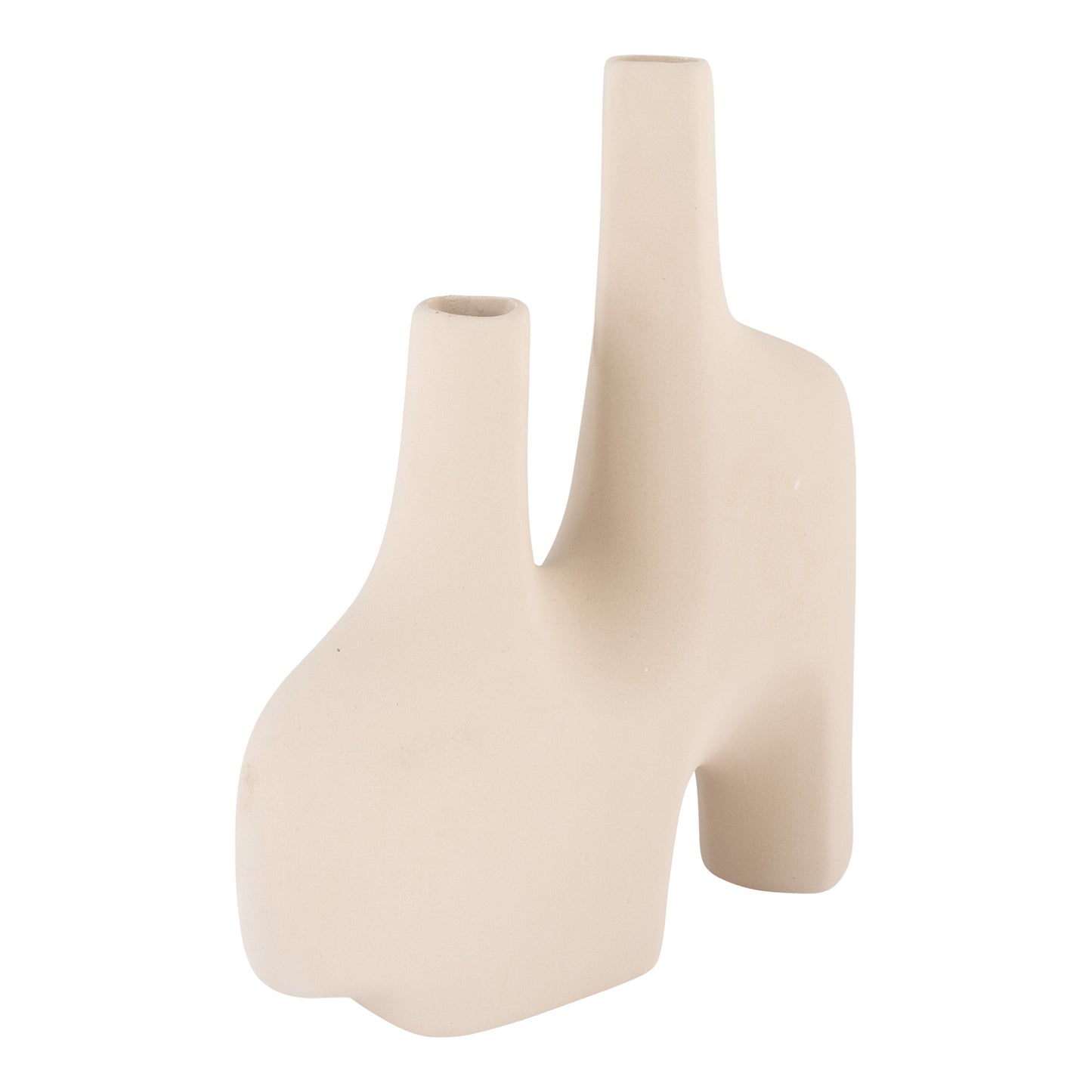 Skandi Vase - sand 23,5x8x27 cm