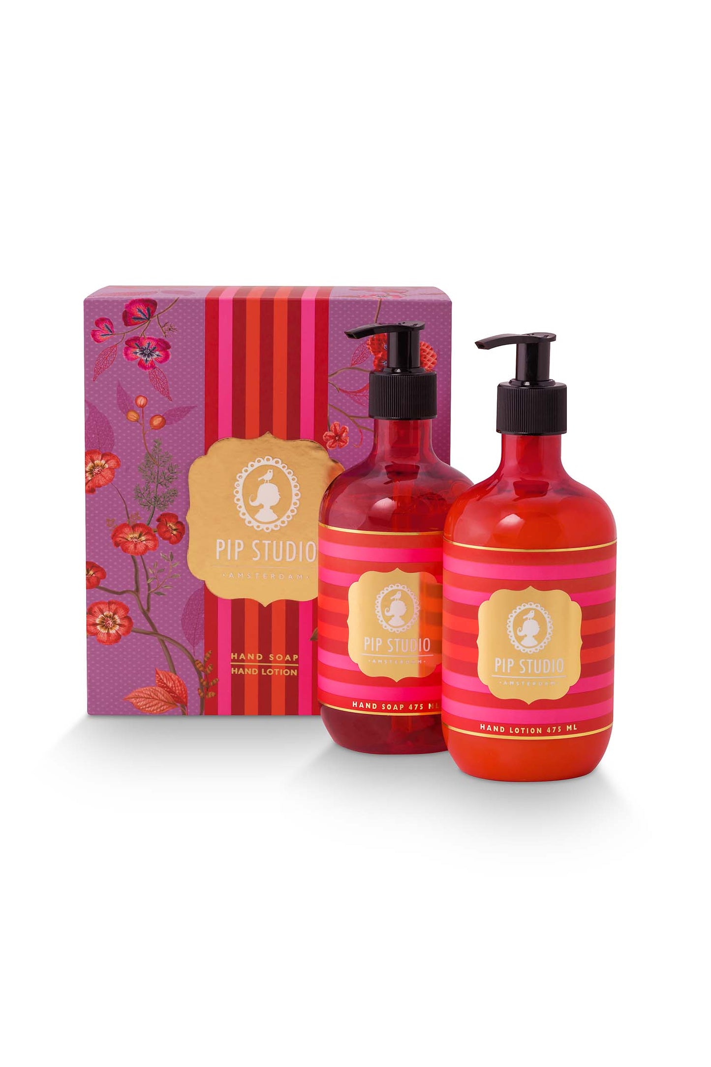 Geschenkset Handseife & Handlotion Teeblätter 2x475ml