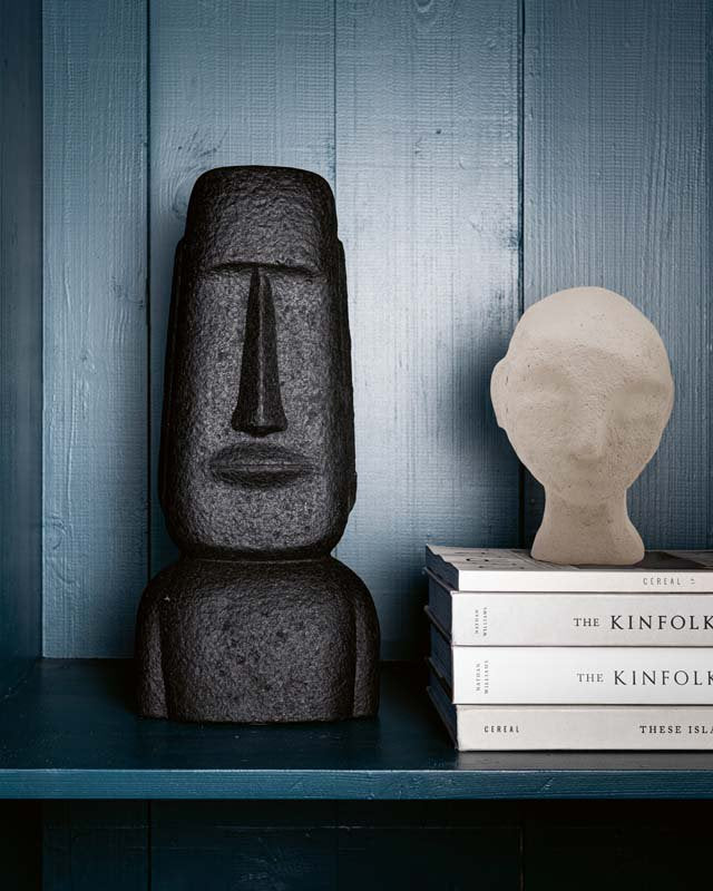 Ecomix Sculpture Head beige 13,5 x 12,5 x 20 cm