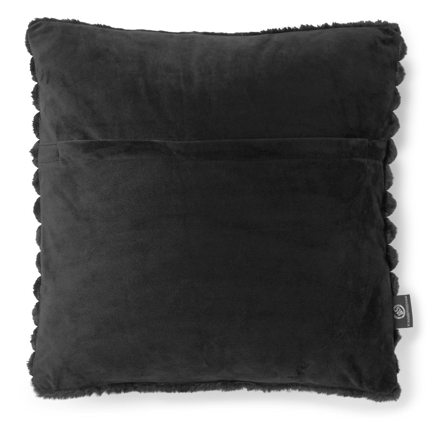 Kissen "Stripe" schwarz 45x45 cm