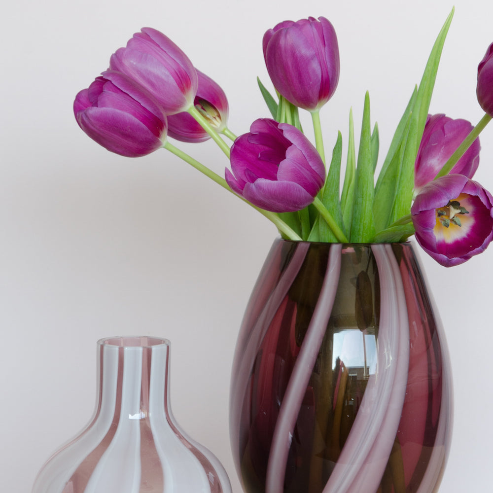 Vase Senna aubergine 20,5 cm