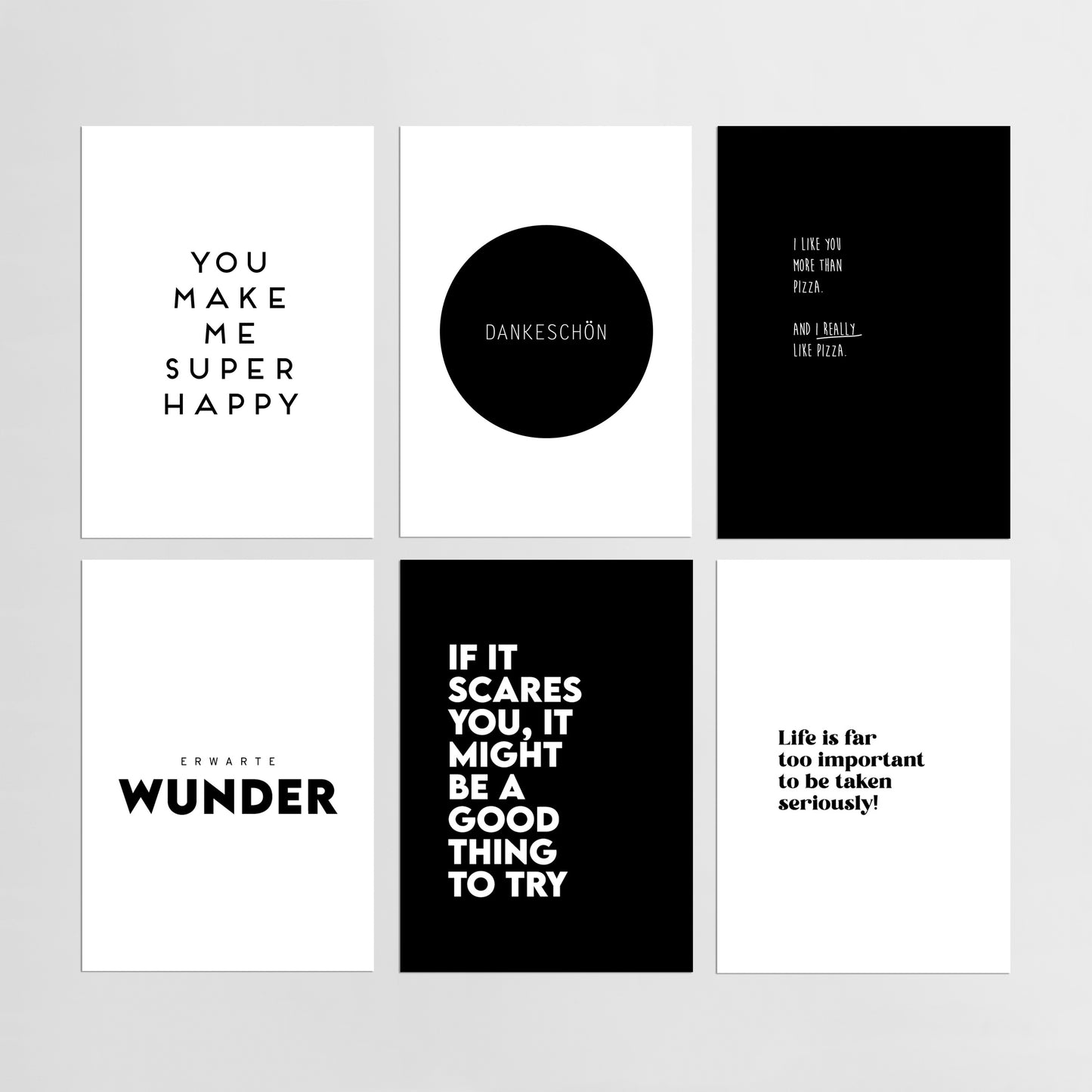 Postkarten Edition Set 6 Karten