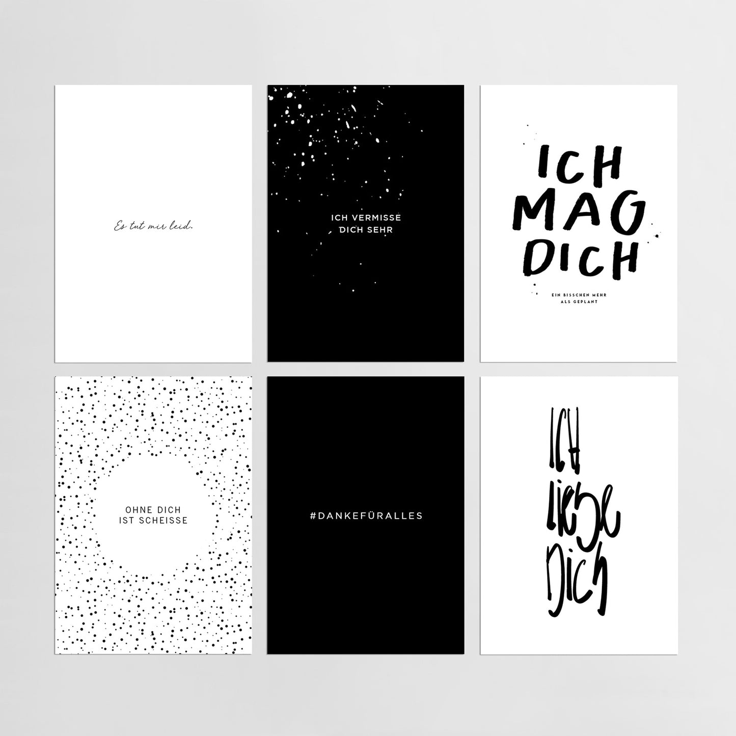 Postkarten Edition Set 6 Karten