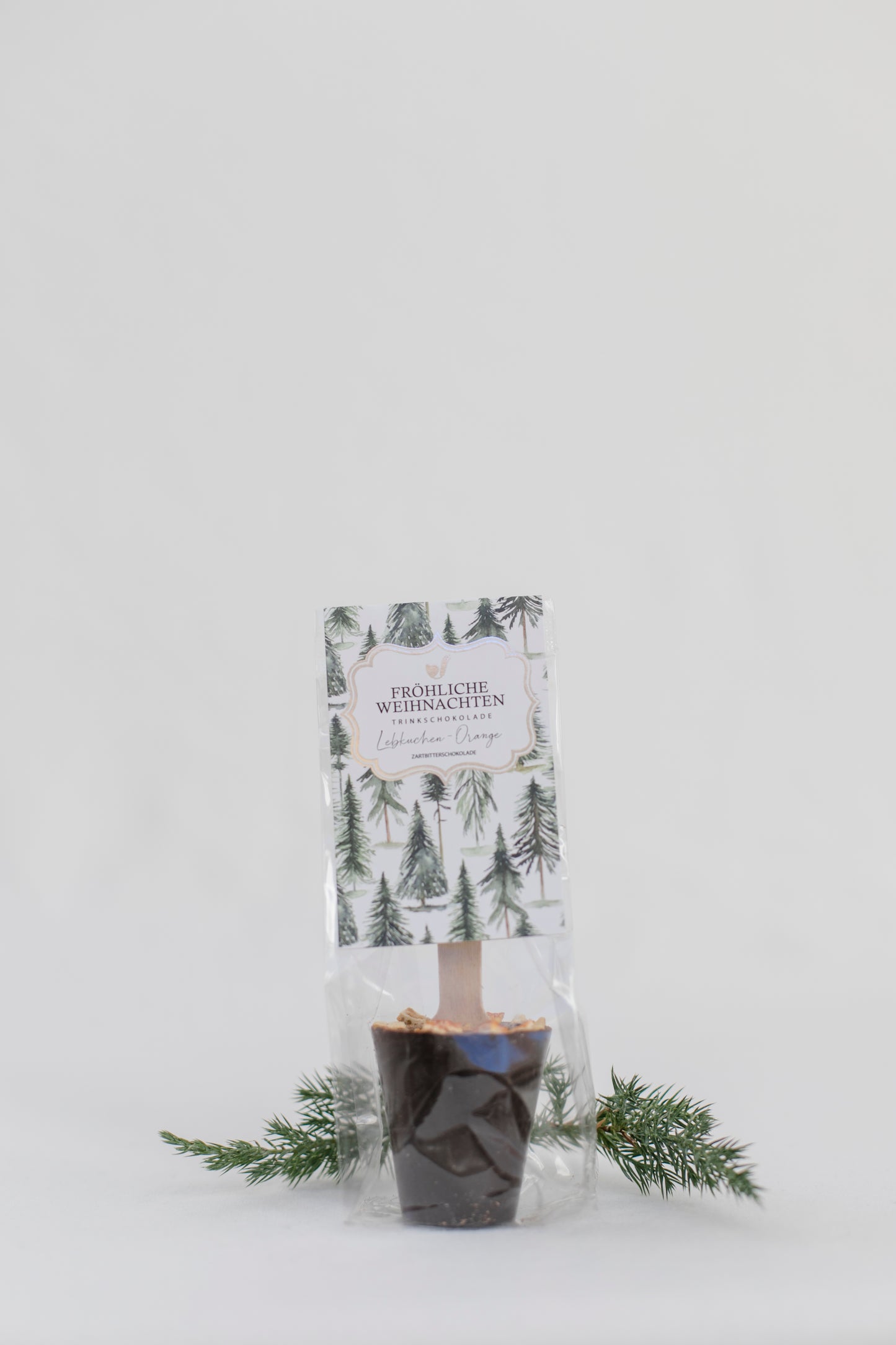 Trinkschokolade Lebkuchen Orange "Fröhliche Weihnachten"