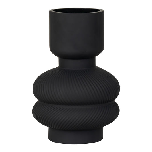 Skandi Vase schwarz - 15x22cm