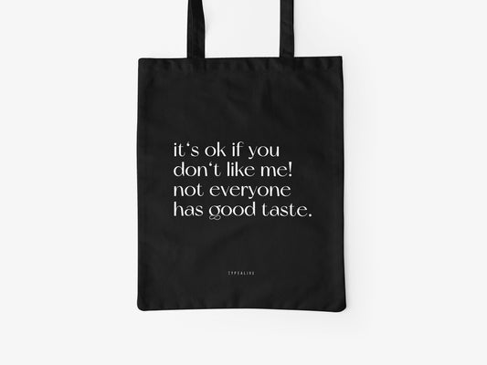 Baumwolltasche - Statement 😎 38 x 42 cm
