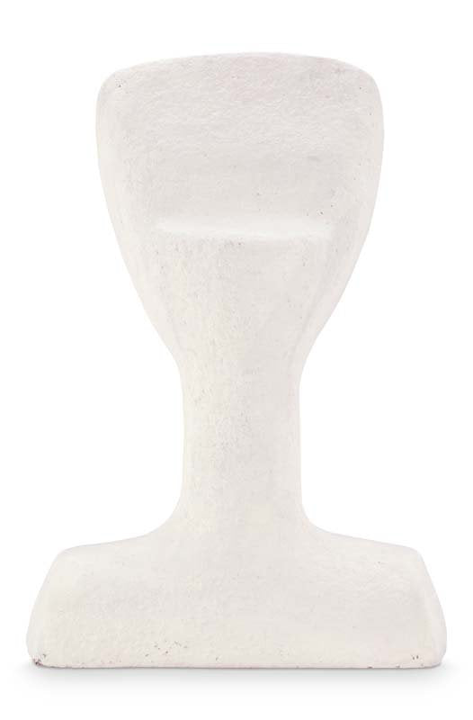 Ecomix Sculpture Face Egg White 24,5 x 10 x 34,25 cm