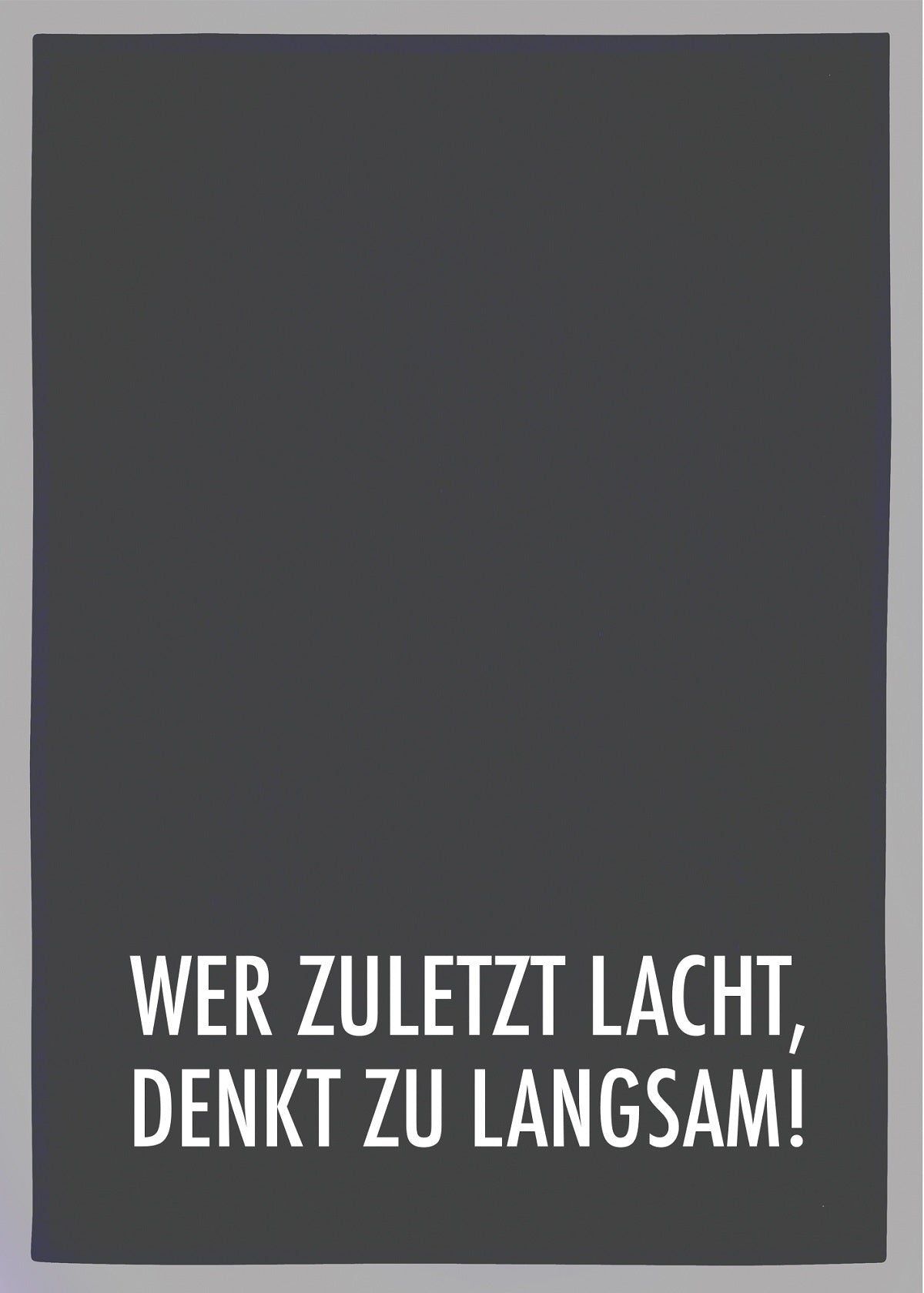 Geschirrtuch grau, STATEMENT, 50x70 cm